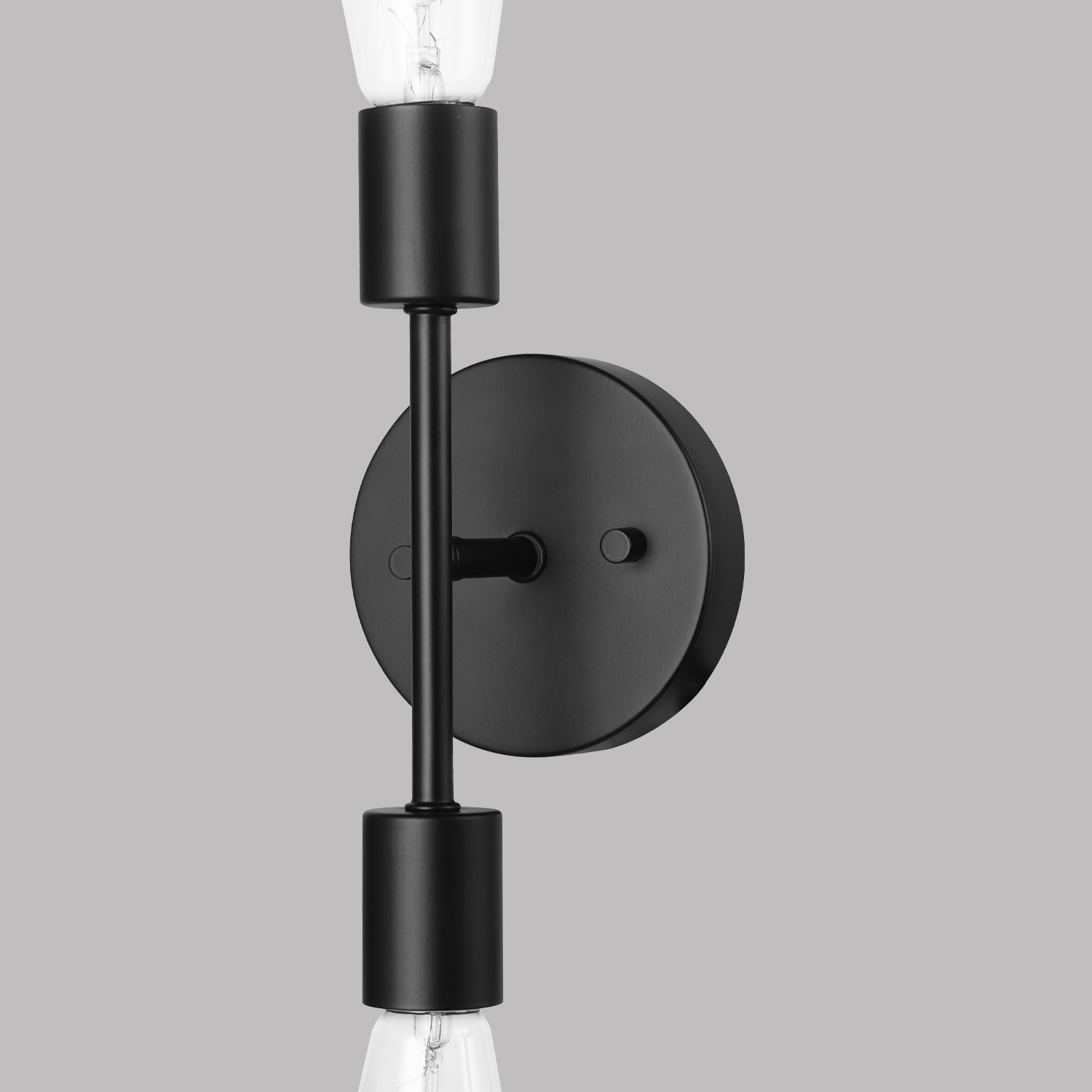 Better Homes & Gardens 10" 2 Reversible Light Vanity Fixture Matte Black, Bulb Not Included