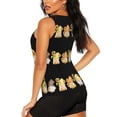 thumbnail image 3 of Fotbe Hello Spring Sunflower Gnomes Blusas Sin Mangas para Mujer – Estilo Casual, Corte Suelto, Slim-Fit, Cuello Redondo Deportivo, Tops de Verano para Gimnasio y Yoga-Medium, 3 of 7