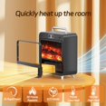 thumbnail image 2 of Calentador eléctrico para chimenea Feculs de 1500 W con llama 3D, 2 of 7