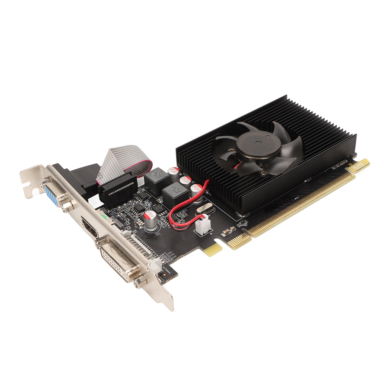 Estink Game Graphics Card Support Directx 11 Computer Graphics Card 64bit 2gb Ddr3 Pci Express X16 3.0 Support Dvi Vga With 2 Bracket For Desktop