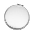 thumbnail image 4 of Unique Bargains 1 Pc Women Large Round Folding Makeup Mirror for Travel Bright Silver Tone, 4 of 5