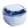 thumbnail image 1 of HTHLVMD Denture Holder, Denture Case, Denture Case, Retainer Cleaning Box, Large Capacity Denture Container Cup for Any Full And Partial Denture, Clear Dentures, Retainers, Night Guards, Light Blue, 1 of 4