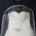 thumbnail image 4 of 1 Pcs 180cm Long Dust Proof Cover Glass Yarn Bridal Gown Wedding Dress Storage Bags Breathable Clear Garments Dust Proof Covers, 4 of 10
