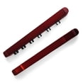 thumbnail image 4 of Amdohai 6-Cue Wall Mount Wood Cue Rack Billiard Wall Rack Hardwood Cue Sticks Holder with Pool Cue Clips, 4 of 8