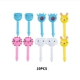 thumbnail image 3 of bedienty 10 Pieces Animals Food Picks Reusable Toothpicks Fruit Dessert Snacks Animals, 3 of 6