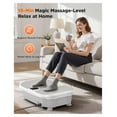 thumbnail image 5 of Vibration Plate Exercise Machine, 400 LBS Capacity Vibration Plate for Lymphatic Drainage, Max Space for Whole-Body Workout & Relaxation at Home, 5 of 8