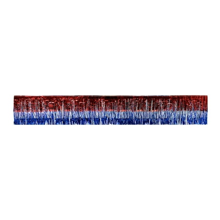 

Kaloaede 4th of July Decorations 2 Pack Red White and Blue Wavy Metallic Foil Fringe Table Skirt for Rectangle and Round Tables Perfect Table Decorations for Memorial Day Labor Day