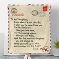 thumbnail image 4 of Comfortable Wrap Blanket Perfect Letter Blanket A Gift For Family Friends Lovers Polyester Blanket,B,Polyester, 4 of 6