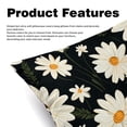 thumbnail image 2 of Daisy Covers Pillows Set of 2 with Unique Patterns, Throw Pillow Inserts for Bed or Couch, Available in 16x16, 18x18, 20x20 Inches for Any Occasion, 2 of 6
