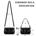 thumbnail image 5 of Wrangler Purse for Women Stylish Shoulder Bag Handbag Crossbody Bag Trendy Western Design Durable Leather, Black, 5 of 7