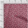 thumbnail image 2 of oneOone Georgette Viscose Magenta Fabric Feathers Quilting Supplies Print Sewing Fabric By The Yard 42 Inch Wide, 2 of 5