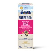 Mucinex Children's Liquid - Free From Multi-Symptom Cold & Stuffy Nose, 4 Oz.