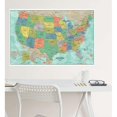 thumbnail image 3 of WallPops! Aquarelle US Dry Erase Map Wall Decals, 3 of 4