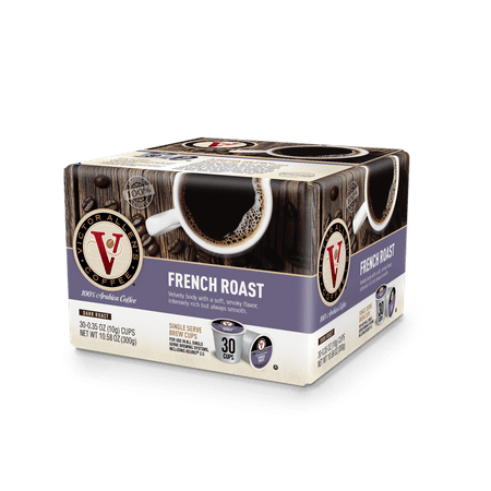 Victor Allen's French Roast K-Cup Coffee Pods, Dark Roast, 30 Count for Keurig 2.0 Brewers