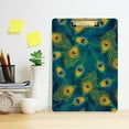 thumbnail image 6 of Coolnut Peacock Feathers Clipboard, Acrylic Standard A4 Letter Size Clip Board with Low Profile Clip for Office, Classroom, Doctor, Nurse and Teacher Gifts, 6 of 7