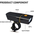 thumbnail image 2 of Bike Light Set USB Rechargeable LED Headlight 1500 Lumen Bicycle Taillight Combinations Waterproof Bicycle Front Light Back Light Set, 2 of 7