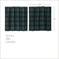thumbnail image 3 of VHC Brands Pine Grove 3 PC Pine Green Curtain Set (1 Valance 16x72 and 2 Tier 24x36), 3 of 4