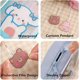 thumbnail image 3 of Estuche para lápices Kawaii - Estuche para lápices bonito y estético para niñas, estuche para lápices de gran capacidad, bolsa duradera, material escolar para adolescentes - Conejo rosa, 3 of 4