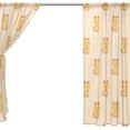 thumbnail image 4 of Coolnut 2PCS Sheer Curtains, 78"x55" Animal Pet Cat Gauze Door and Window Voile Curtain Panels for Bedroom Living Room, 4 of 4