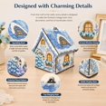 thumbnail image 5 of 3D Wooden House Diamond Painting Kit, DIY Wooden Winter Diamond Art House Kit with Creative Beaded Craft Design for Home Decoration, Holiday Display and Gift Projects (winter), 5 of 8