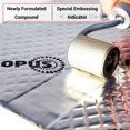 thumbnail image 5 of CANOPUS Car Sound Deadening Mat, 80 mil 10 sqft, Pack of 10 Sheets, Butyl Sound Deadener Mat, Audio Car Sound Dampening Material for Car Trunk, Door, Floor and Ceiling, Silver, 5 of 10