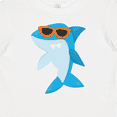 thumbnail image 4 of Inktastic Cute Shark, Cool Shark, Shark with Sunglasses Boys or Girls Baby T-Shirt, 4 of 5