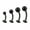Black, variant on 4Pcs Stainless Steel Eyebrow Rings 16g/18g Navel Belly Ring Lip Piercing Jewelry-Silver-16g (1.2mm)