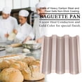 thumbnail image 4 of Moule à Pain Français Plateau de Cuisson Baguette 10 Pouces, Cuire du Pain Italien et Français Maison, 4 of 8