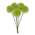 thumbnail image 2 of Artificial Dandelion Flowers Flocked Simulation Plastic Stems for Home Gardening Flower Arrangement Decor, 6 PC(Green,White,A), 2 of 6
