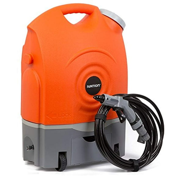IVATION Smart Portable Water Pressure Washer with Rechargeable Battery & Water Tank
