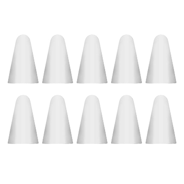 Sidaley 10 piezas de tapas de plumín profesional de silicona para pantalla táctil, funda para punta de bolígrafo, alta sensibilidad, gran Electrónica Blanco