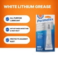 thumbnail image 3 of Grasa de Litio Permatex Blanca 1.5 Onzas, 3 of 4