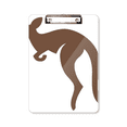 thumbnail image 1 of Australia Flavor Kangaroo Brown Outline Clipboard Folder Writing Pad Backing Plate A4, 1 of 4