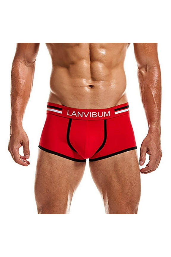 Men's Fashion Underwear Boxer Shorts Charming Breathable Wide Waistband Multipack
