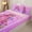 Pink Purple A, variant on Manfei Flower Butterfly Letter R Zipper Twin Comforter Sets with Fitted Sheet and 2 Pillowcases for Girls, Cute Initial Zipper Bedding Set, Pink Reversible, 4pcs