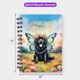 thumbnail image 5 of Welcome Spring Fairy Newfoundland in Flower Meadow Spiral Bound Journal Newfie Dog Lover Gifts 5x7in Spiral Notebook - 13002, 5 of 5