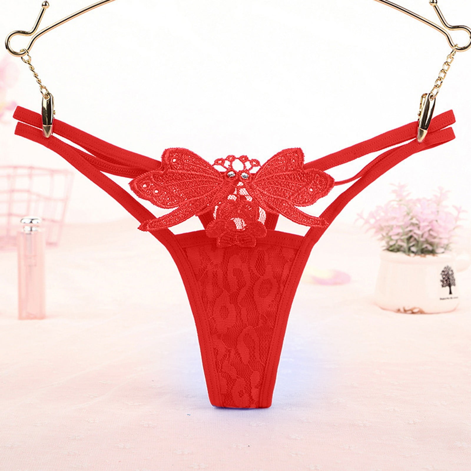 DealSeven fashion Women Thong Pink Panty - Buy DealSeven fashion