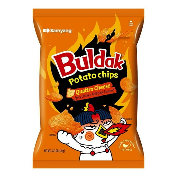 Samyang Buldak Quattro Cheese Chips 120g