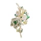 thumbnail image 1 of Zhuge Broches para mujer con diseño de flores, camelia, rosa y hojas florales, accesorios para ropa (verdes), 1 of 3