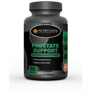 Me First Living Prostate Support with Saw Palmetto, Prostate Health, Urinary Health, DHT Blocker & More - 90 Capsules