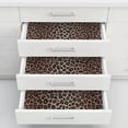 thumbnail image 4 of Abyssaly Leopard Peel and Stick Wallpaper 17.3 "x 118" Gradient Brown Leopard Wallpaper Vintage Vinyl Contact Paper Suitable for Home Walls Cabinet Bedroom, 4 of 9