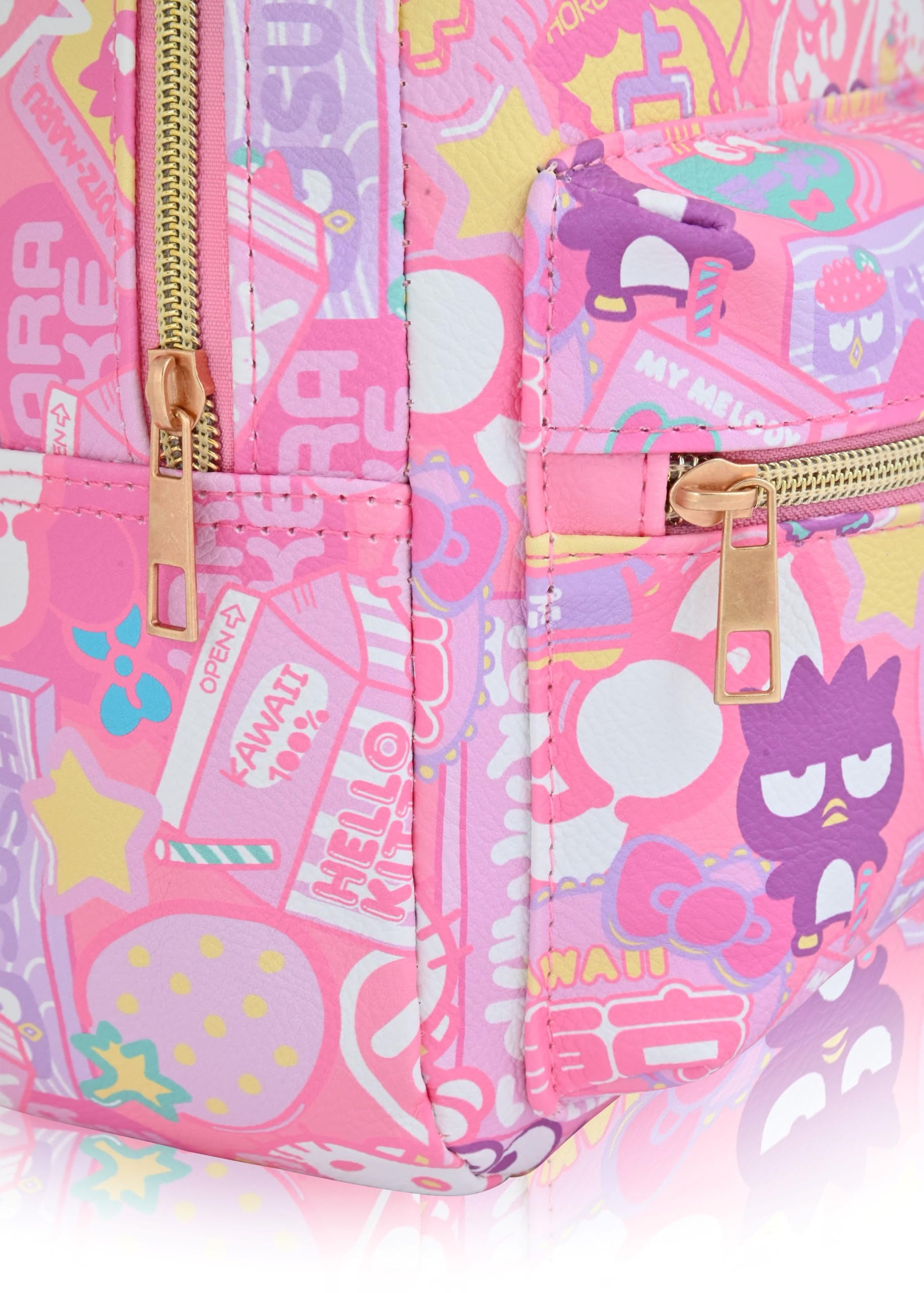 Sanrio Hello Kitty Backpack for Women, Men, Unisex  Cute PU Leather 10" Mini Backpack Purse Shoulder Purse  Hello Kitty Bag and Accessories