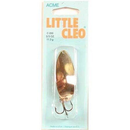 UPC: 0048515037067 | Acme Tackle Little Cleo Fishing Spoon Gold 2/5 oz.