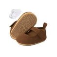 thumbnail image 2 of xiaxaixu Baby Shoes Solid Color Ribbed Walking Shoes Soft Sole Footwear, 2 of 5