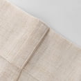thumbnail image 5 of DriftAway Pinch Pleat Linen Textured Semi Sheer Solid Farmhouse and Modern Rustic Linen Curtains High Ceiling Extra Long Drapes for Living Room 17 ft Length 1 Panels W52 x L204 Inches Long Beige, 5 of 7