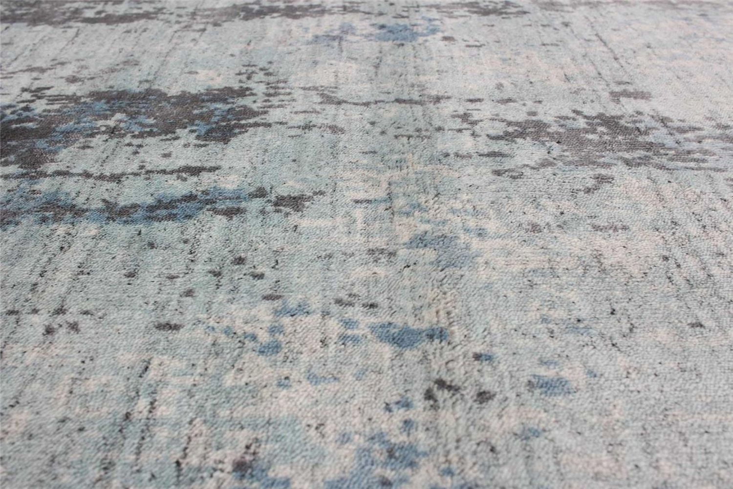 ECARPETGALLERY 5'0" x 7'4" Transitional Galleria Hand-knotted Area Rug for Living Room, Dining Room and Bedroom in Grey