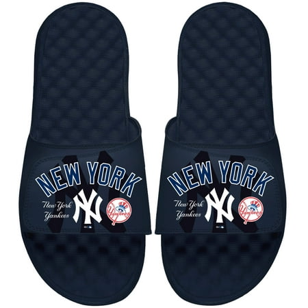 

Youth ISlide Navy New York Yankees Collage Slide Sandals