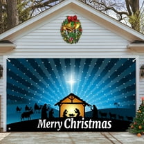 Hwkond Christmas Ornaments Poster Of Christmas Cover Garage Door, Wall Murals, Winter,outdoor, Large Door Decoration For Interior And Exterior Decoration Of Christmas