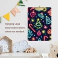 thumbnail image 4 of FORMRS Acrylic Clipboard with Low Profile Clip Standard A4 Letter Size, 12.5" x 9", Neon Christmas, 4 of 8