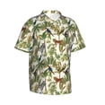 thumbnail image 2 of Fotbe Jungle Animals Hawaiian Shirt for Men Unisex Summer Beach Casual Short Sleeve Cotton Linen Button Down Shirts-XX-Large, 2 of 9